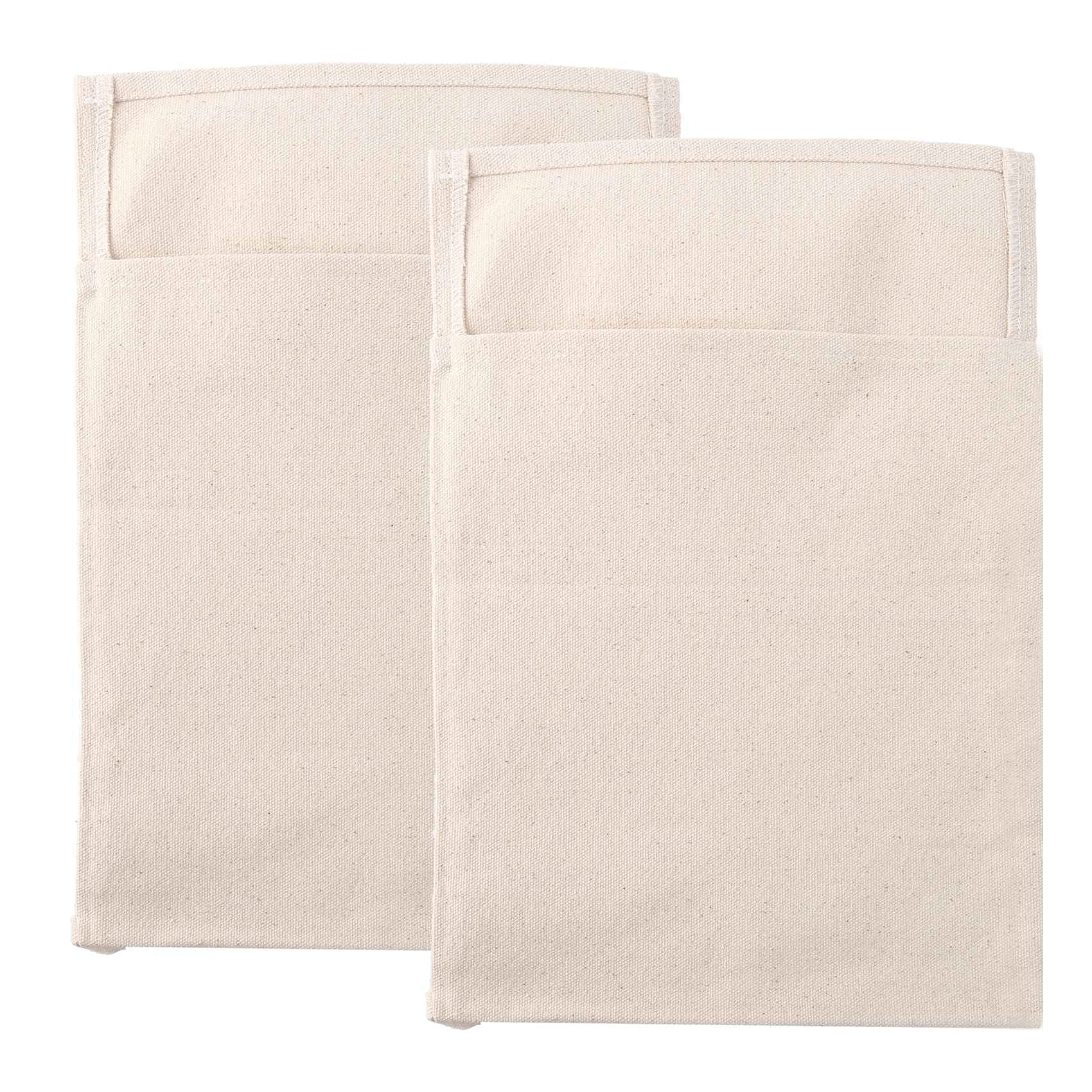 Bruafsir Ice Bag,Bartender Kit Ice Crusher,Canvas Bag Set for Ice Crushing, Bar Tools Accessory for Home Bartenders 2Pcs