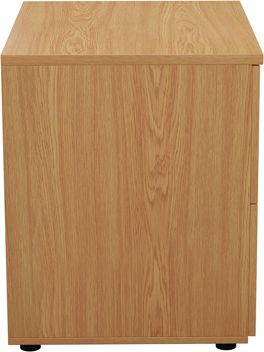 Office Hippo Pro Heavy Duty Desk High 2-Drawer Side Filer - Oak - Image 4
