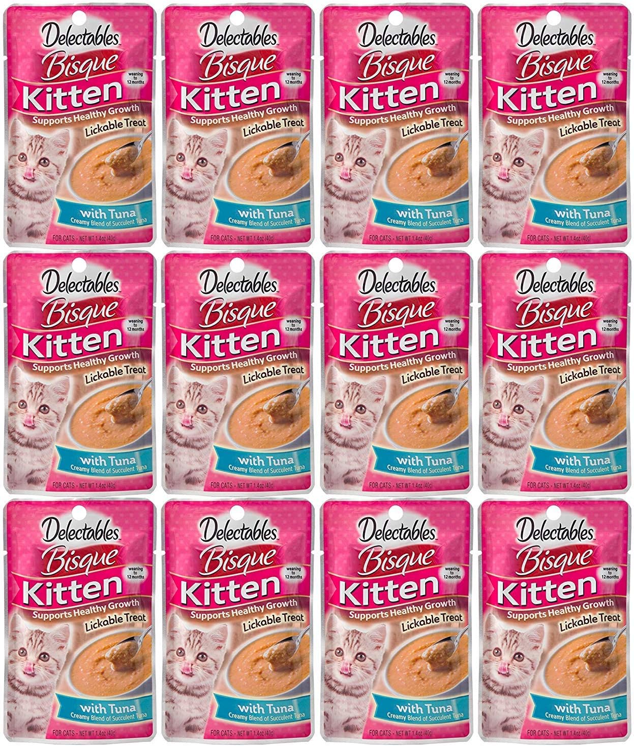 Delectables Lickable Wet Cat Treats - Tuna & Chicken, 1.4 Ounce (Pack of 12) : Pet Supplies