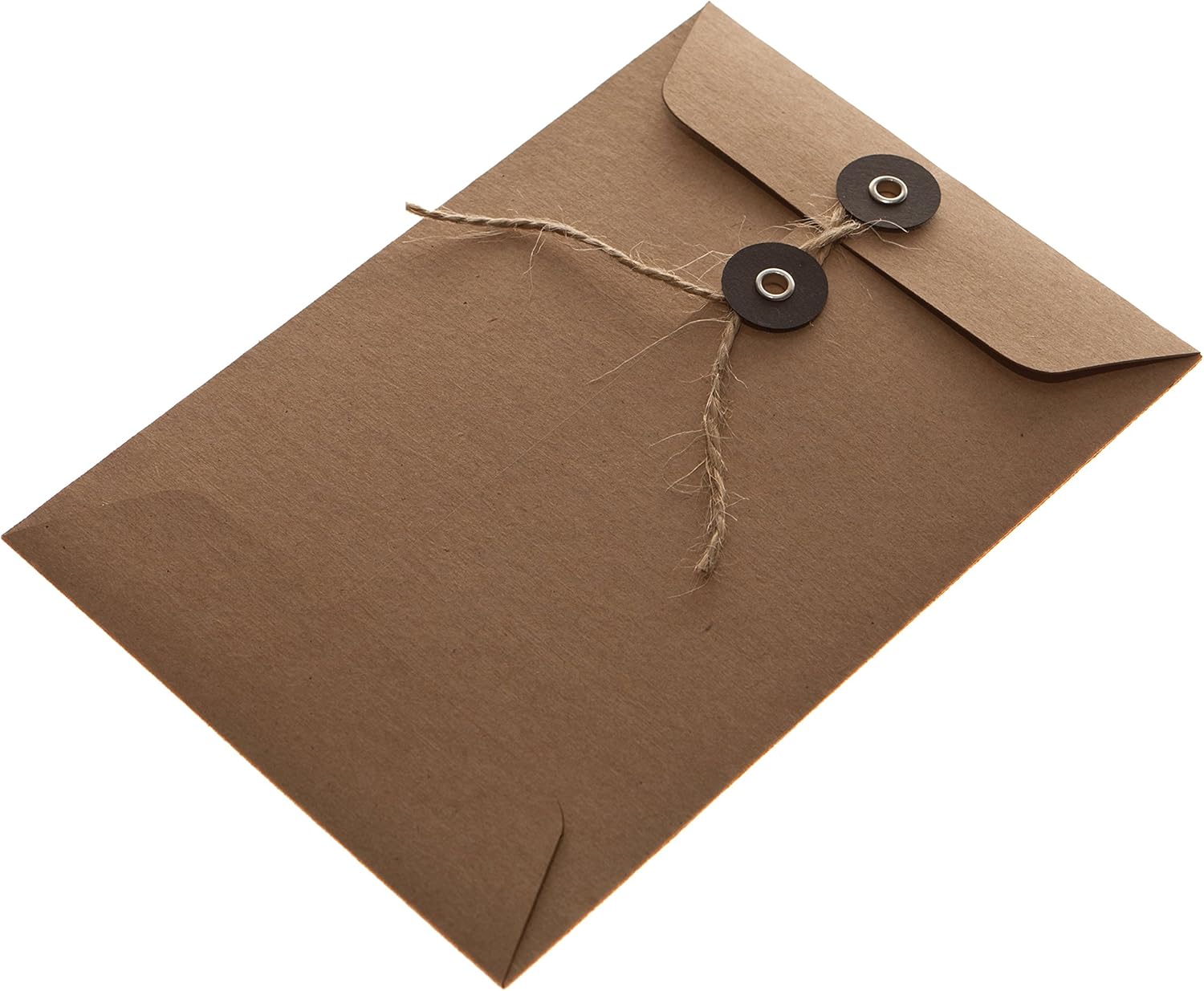 Brown Kraft String Tie Envelopes C6 x 10 Amazon.co.uk Office Products