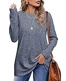 OFEEFAN Fall Clothes for Women 2025 Tunic Tops to