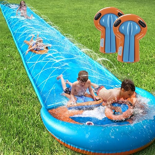 Inflatable Water Slides Triple Slip And Slide 17ft Slip Water
