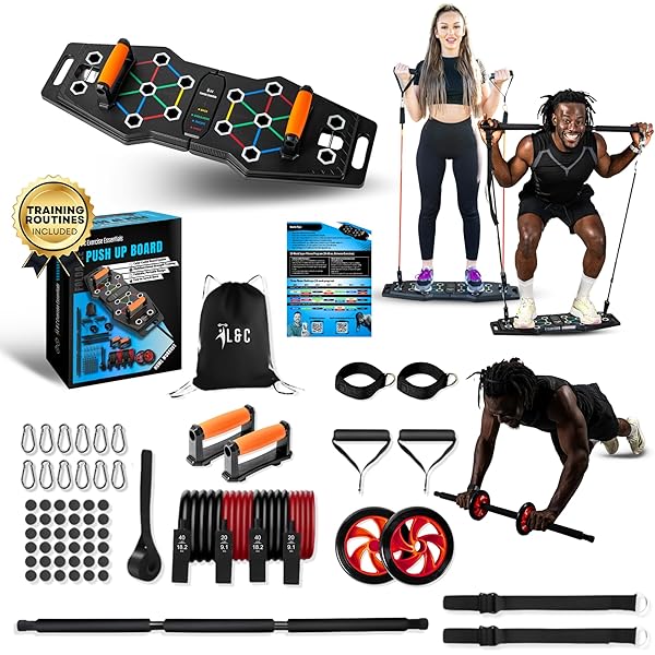 Exercise Equipment HOTWAVE Portable Workout Equipment With 20 Gym