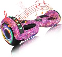 SIMATE Bluetooth All Terrain Hoverboard with LED Lights