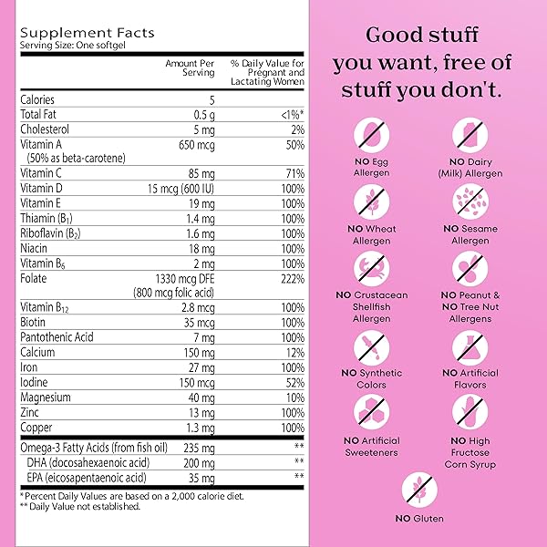 ONE A DAY PRENATAL VITAMINS- FOLIC ACID, IRON, OMEGA- 3 (DHA), PREGNANCY VITAMINS FOR WOMEN, PRENATAL MULTIVITAMIN FOR MOM AND BABY SUPPORT, PREGNANCY MUST HAVES 90 CT (PACKAGING MAY VARY)