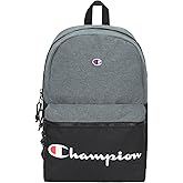 Champion unisex adult Manuscript Backpacks, Heather Grey, One Size US