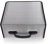 alavisxf xx 432 Capacity CD Case Heavy Duty Zipper Organizer Grey view 5