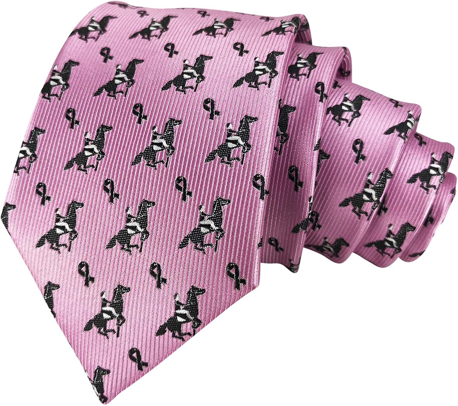 Men's Exquisite Woven Tie Horse Equestrianism Neckties Amazon.co.uk