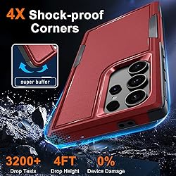 for Samsung Galaxy S24 Ultra Case, Full Body Heavy