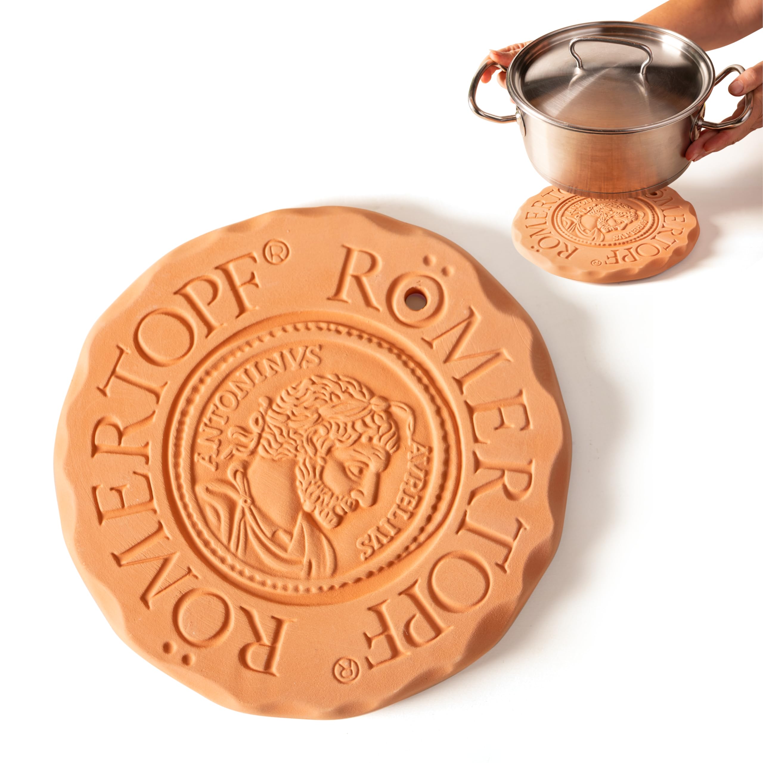 Romertopf Hot-Cold Toni, Ceramic Clay, Terracotta, Ø 19