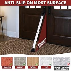 2-in-1 Folding Door Security Bar, Sliding Patio