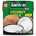 Aroy-D Coconut Milk Mini-size 5.1 Fluid Ounce (150ml), Pack of 6