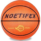 Noetifex Silent Basketball Size 3 Dribbling Indoor High-Density Soft Foam with Cloth Cover Easy Grip Highly Elastic Silent Quiet Basketball Gifts