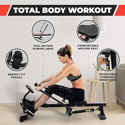 hydraulic rowing machine workout