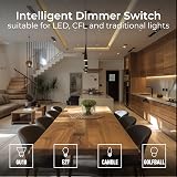 BG Electrical Intelligent Single Wall Dimmer Switch 200W Black Nickel view 4