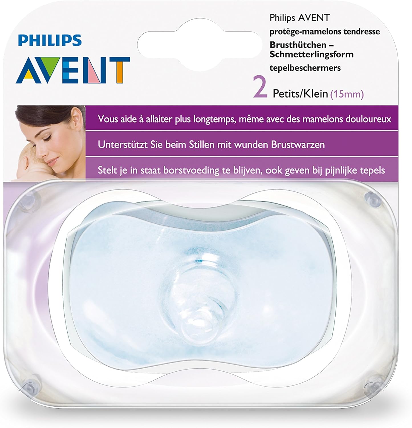 Avent 2x Nipple Protectors Standard Covers Prevents Sore Nipples