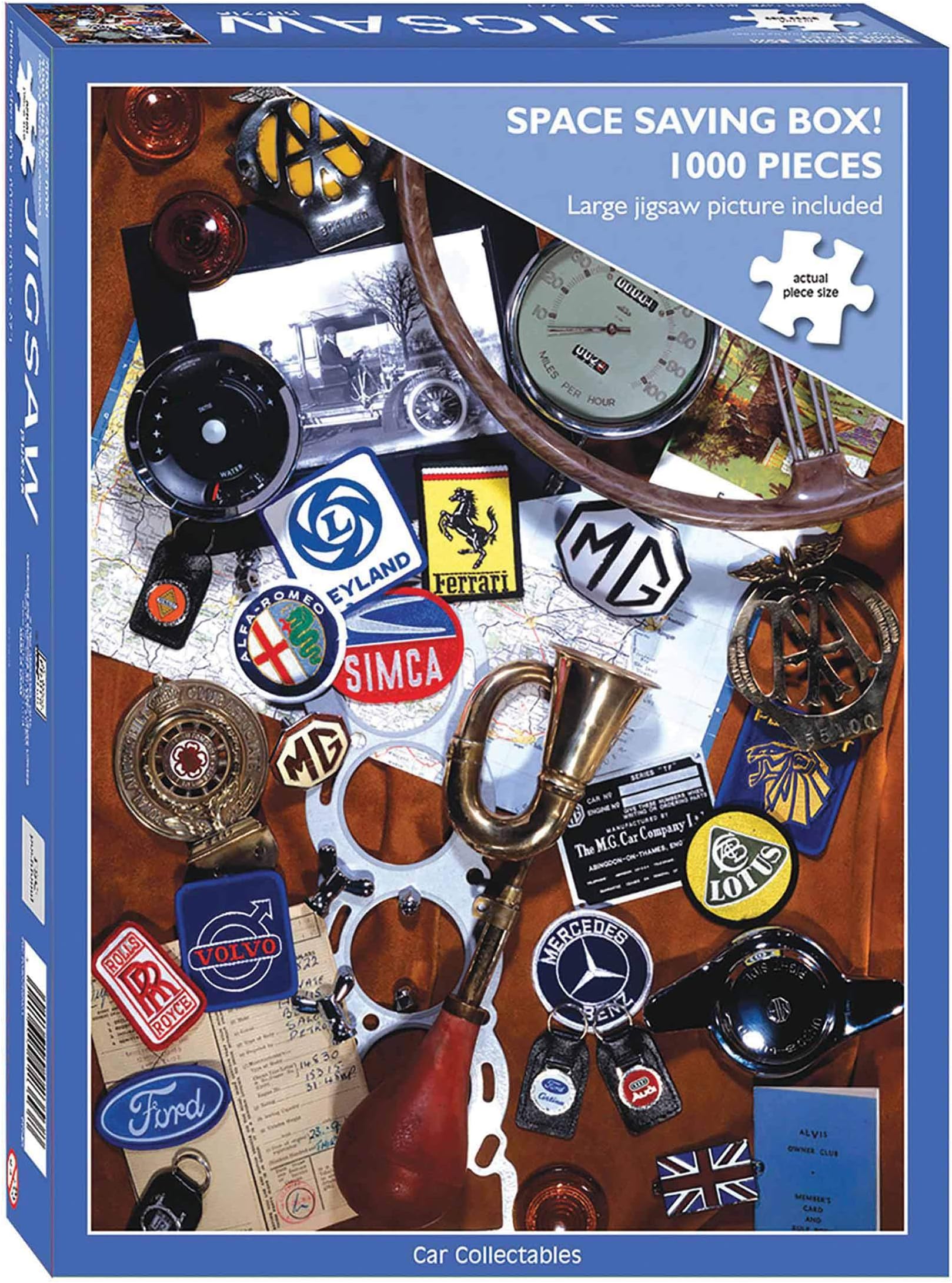 Car Collectables - 1000 Piece Jigsaw Puzzle