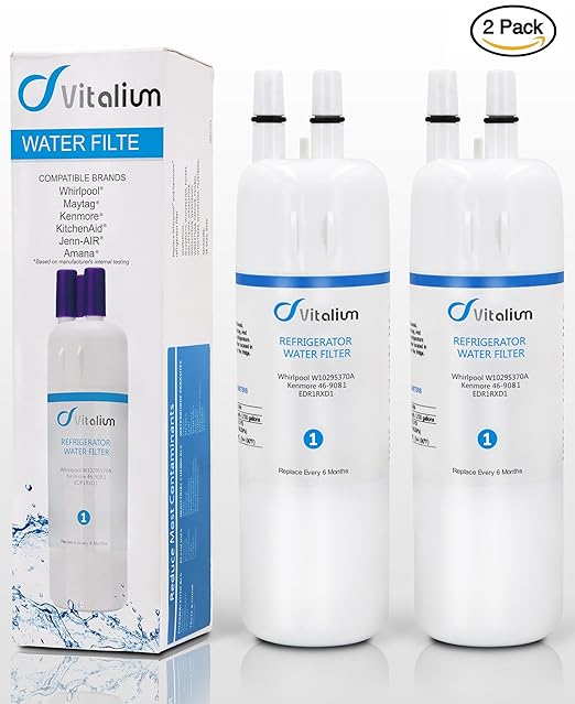 Filtro de agua W10295370A, repuesto para filtro de agua Whirlpool ...