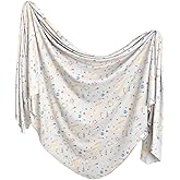 Copper Pearl Baby Swaddle Blanket - Premium Knit Baby Blanket, Large Soft Stretchy Receiving Blankets for Baby Boy and Girl, Swaddles for Newborn, Infant, and Toddler (Cosmos)
