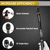Uharbour 1/2 Drive Torque Wrench 20-230 Nm Dual Direction 1 Nm Adj ±3% Acc w/ view 3
