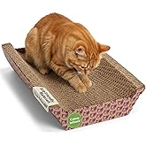 SmartyKat Super Scratcher Chaise Corrugated Cat Scratcher, Catnip Infusion Technology - Brown, One Size