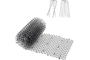 Homarden - Outdoor Training Mat for Cats (13 ft) - Deterrent Mats for Pets - Indoor/Outdoor - Deterrent Device - Includes 12 