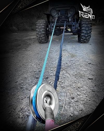 Winch Snatch Recovery Ring, Heavy Duty 66000 Lbs Break