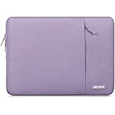 MOSISO Laptop Case 14 inch, 14 inch Laptop Sleeve Compatible with HP Lenovo Dell ASUS Acer, HP Stream, Dell Latitude, Lenovo IdeaPad, Polyester Vertical Computer Sleeve Bag with Pocket, Purple