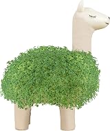 Gift Republic Llama Shaped Chia Planter White with Seeds view 3