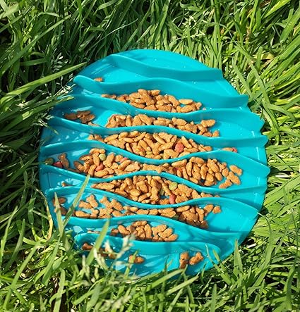 Amazon Com Machao Pet Fun Mat Slow Portable Dog Feeder Bowl