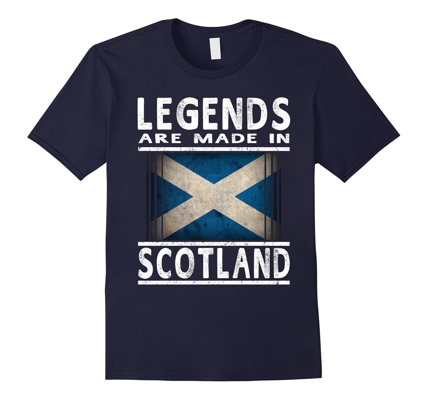 Scottish Legends T-Shirt: Scotland Flag-ANZ