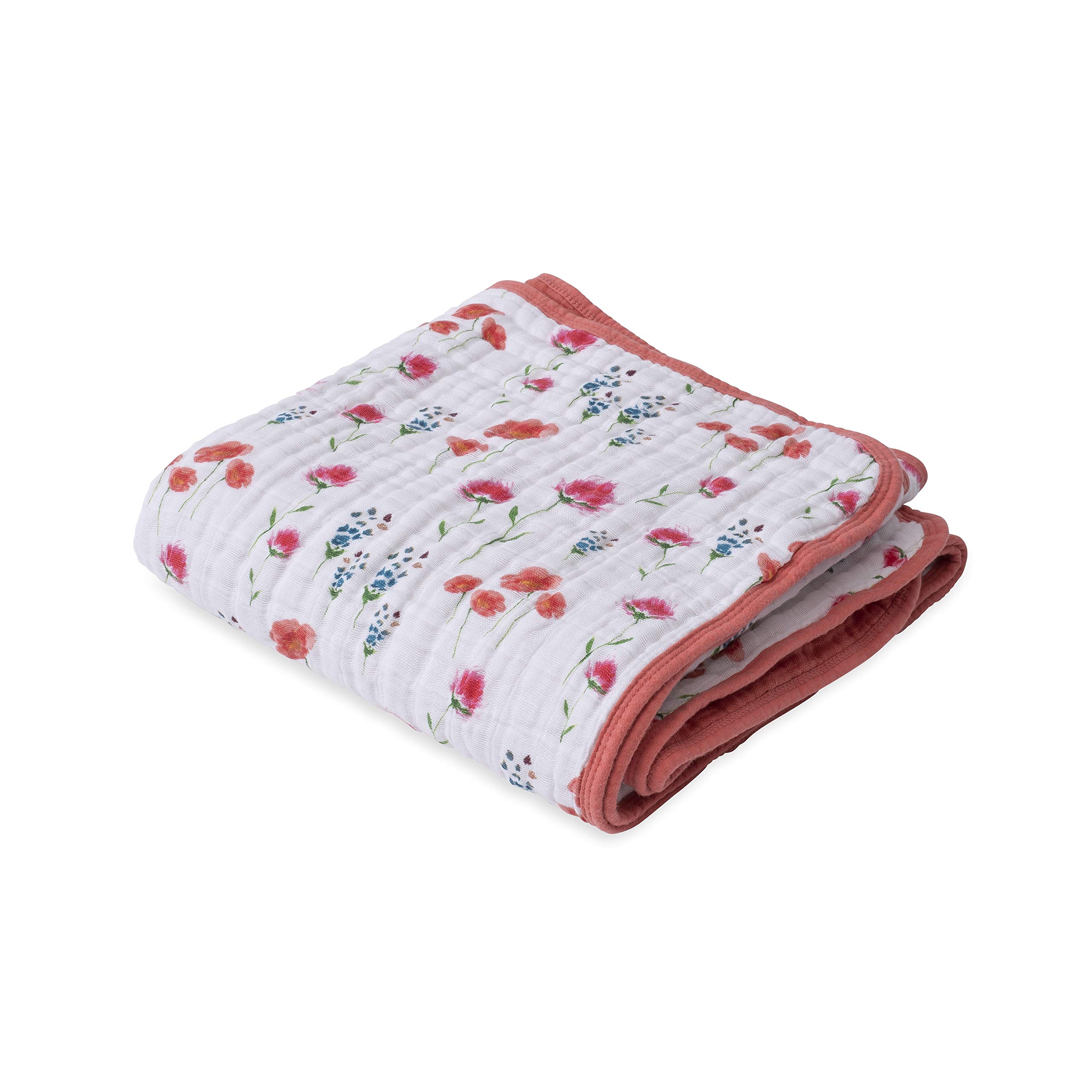 Little Unicorn - Premium Quality, 100% Cotton Muslin Quilt - Large 120x120cm (Wild Mums)