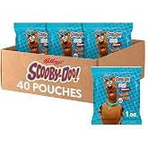 Kellogg's Scooby-Doo! Graham Cracker Snacks, Cinnamon, Made with Whole Grain, (1 Oz Bag), 40 Bags