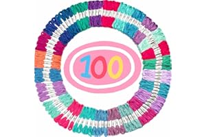 ATHENA'S ELEMENTS Embroidery Thread Mermaid Color Palettes - Friendship Bracelet String - 100 Embroidery Floss Coded as Embroidery Thread Numbers - Cross Stitch, Thread or String Craft - Best Bracelets String Set