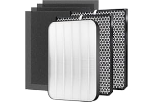 7-Pack Amboseli 3500 Replacement Filters Compatible AD3000/3500 Air Purifi-er, 3000/3500,3000M, 3000Pro Air Purifi-er,1 air filter, 2 Activated Carbn and 4 Extra Carbn Pre-Filters