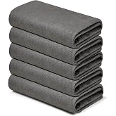 KTT Thickened Magic Cleaning Cloth, 12" x 16", 5 Pack | Reusable Microfiber Cleaning Cloth, Lint Free, For Home, Window, Mirror Glass and Cars