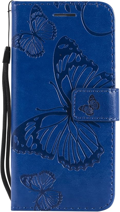 Amazon Co Jp Iphone6 ケース Iphone6s カバー アイフォン6カバー Coosmart かわいい押し蝶柄 手作り 高級pu レザーケース 手帳型 スタンド機能 ストラップ付き カードポッケト ボタン マグネット式 財布型 ケース カバー スマホケース 横置き 耐汚れ 全面保護 ケース