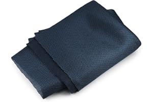 Fielect Speaker Grill Cloth Navy Blue Speaker Fabric Speaker Dust Cloth Stereo Grill Filter Fabric Cloth Replacement for Home Speakers, 0.5x1.6m