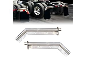 GUSSTZEL Mud Flap Hangers for Semi Trucks, 1 Pair Heavy Duty Semi Truck Mud Flap Hangers