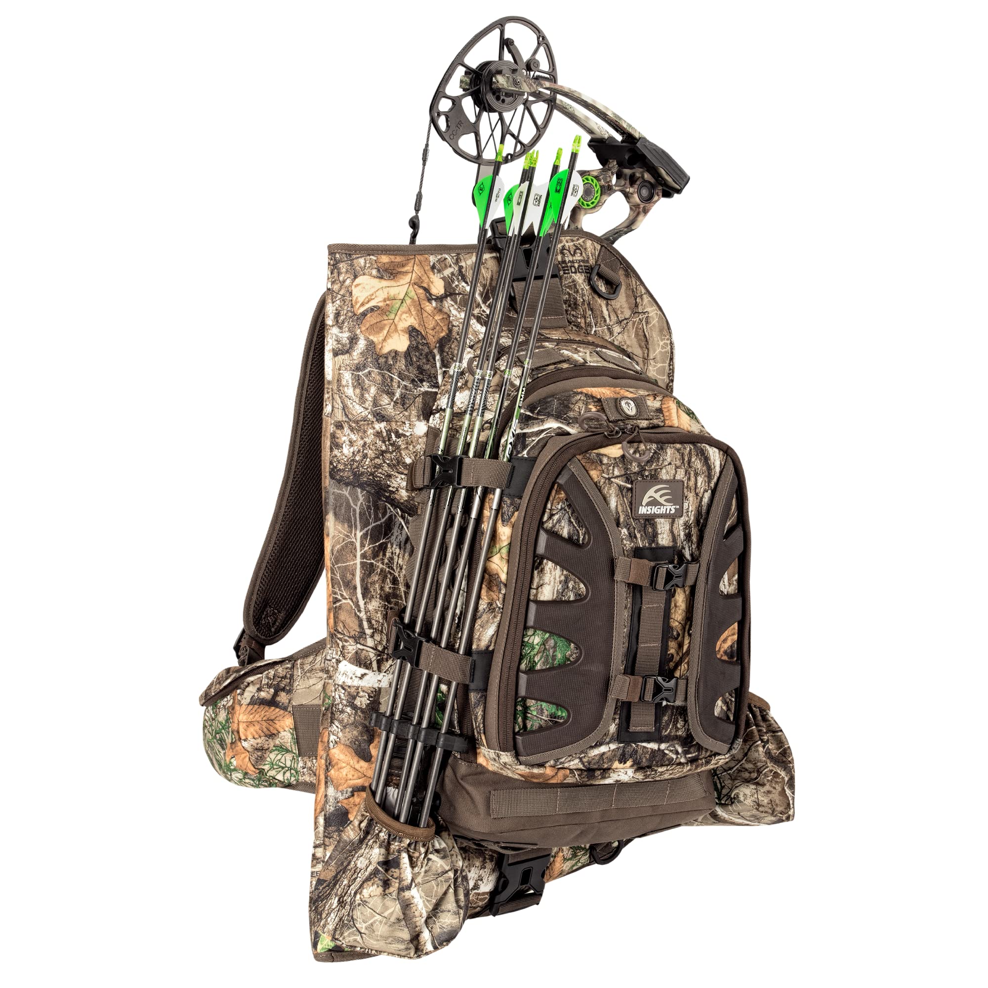 Insights Hunting by frogg toggs - The Vision Bow Pack, Camouflaged Hunting Pack, Realtree EDGE Image