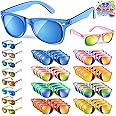 Rugort Kids Sunglasses Bulk Party Favors - 32 Packs Boys Girls Sunglasses for Kids Age 3-8 with UV 400 Protection, Neon Sunglasses for Kids Party