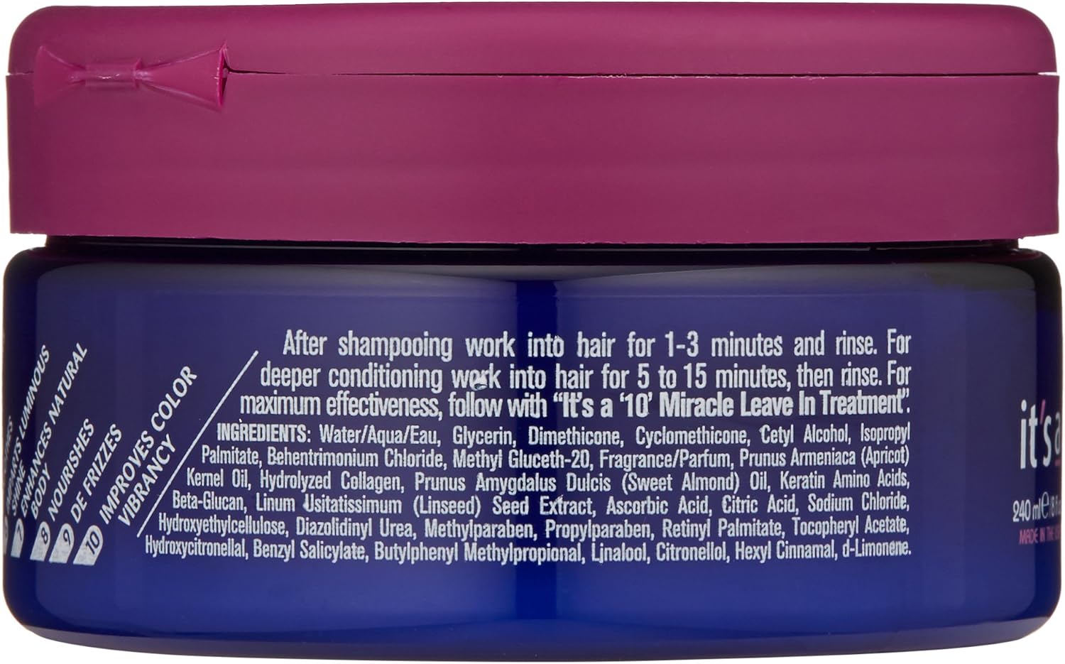 It's A 10 Miracle Hair Mask 240 ml (8 oz.) - Image 4