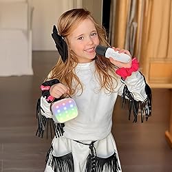 YLL Mini Karaoke Machine for Kids Adults, Portable