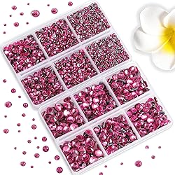 6736pcs Hotfix Rhinestones Flatback,Rose
