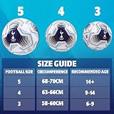 Tottenham Hotspur Football Size 5 Official Merchandise White Navy view 6