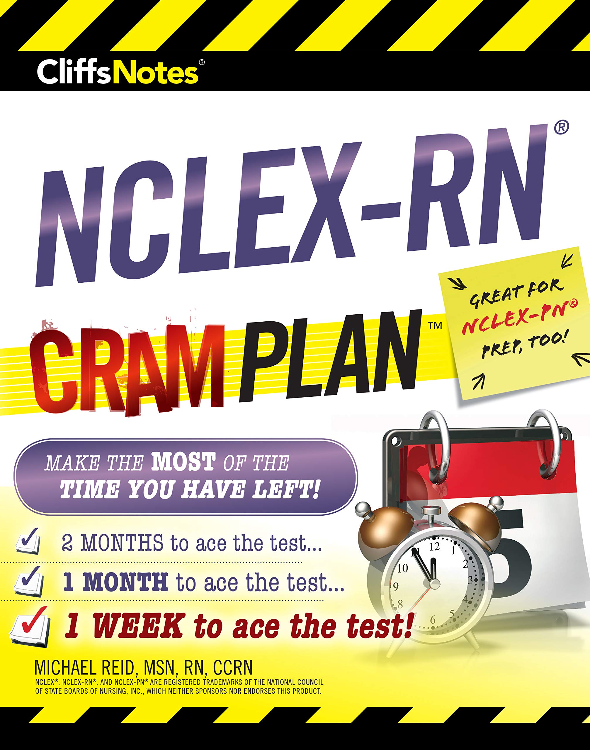 Amazon Com Cliffsnotes Nclex Rn Cram Plan Ebook Reid Michael Kindle Store