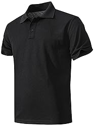KAOKLRNI Men's Quick-Dry Active Polo Shirts Short