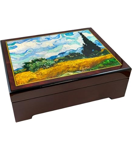 Amazon.com: The San Francisco Music Box Company Van Gogh Almond