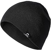 FURTALK Double-Layer Beanie Hats Men Women, Ultra Soft Stretchy Cuffless Winter Hat Unisex Warm Thick Beanie Cap Winter Hat