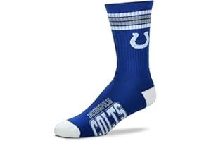 For Bare Feet Youth Chicago Bears 4-Stripe Deuce Quarter-Length Socks